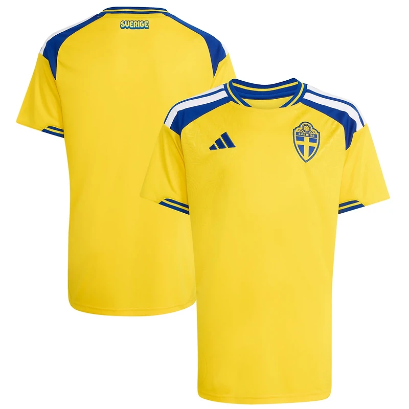 adidas Sweden National Team FIFA x World Cup 2026 Home Replica Jersey