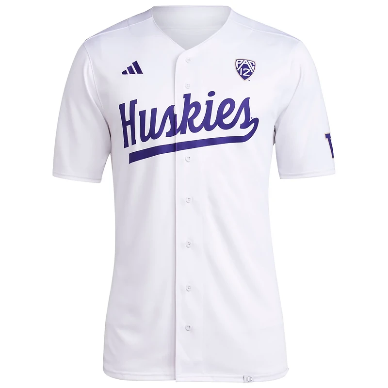 adidas Washington Huskies Team Baseball Jersey