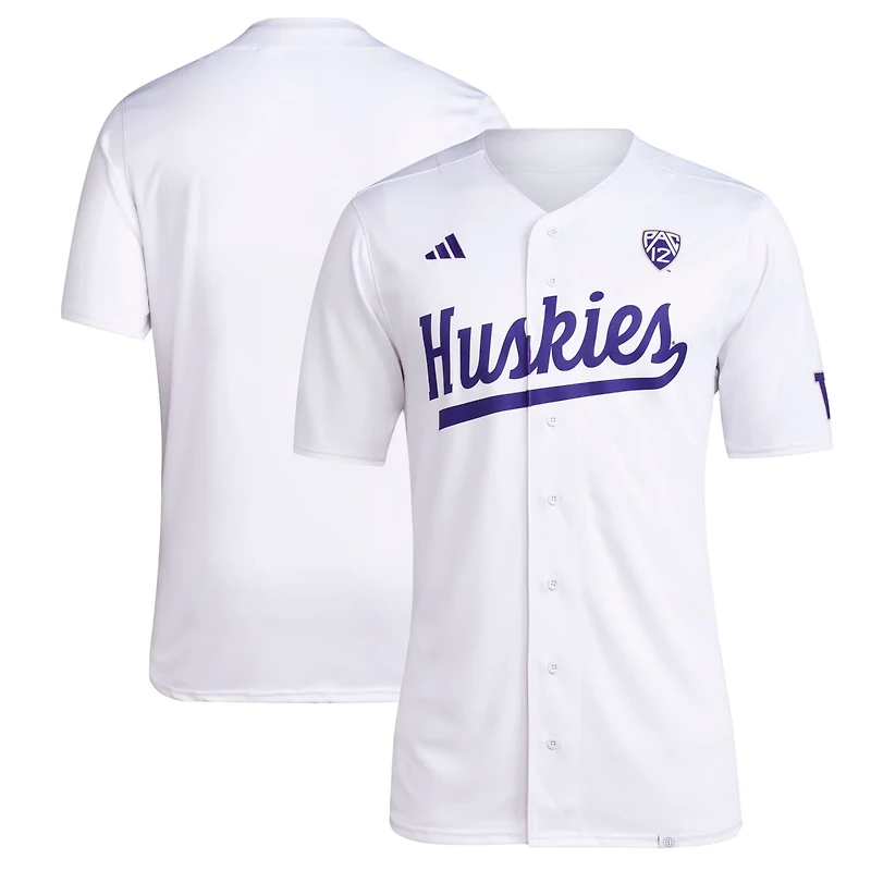 adidas Washington Huskies Team Baseball Jersey