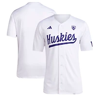 adidas Washington Huskies Team Baseball Jersey