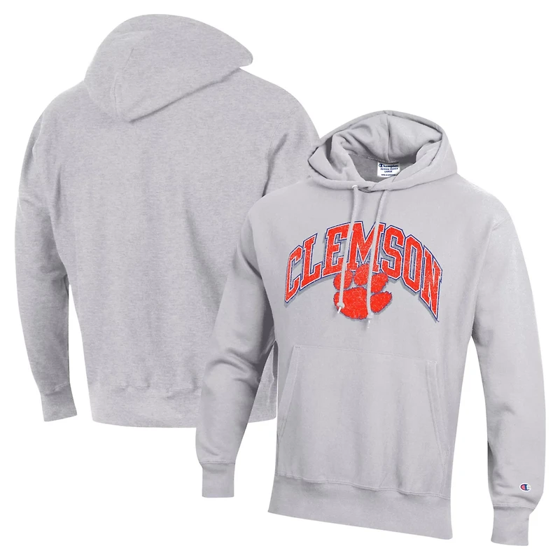 Champion Clemson Tigers Vault Late Night Reverse Weave Pullover Hoodie