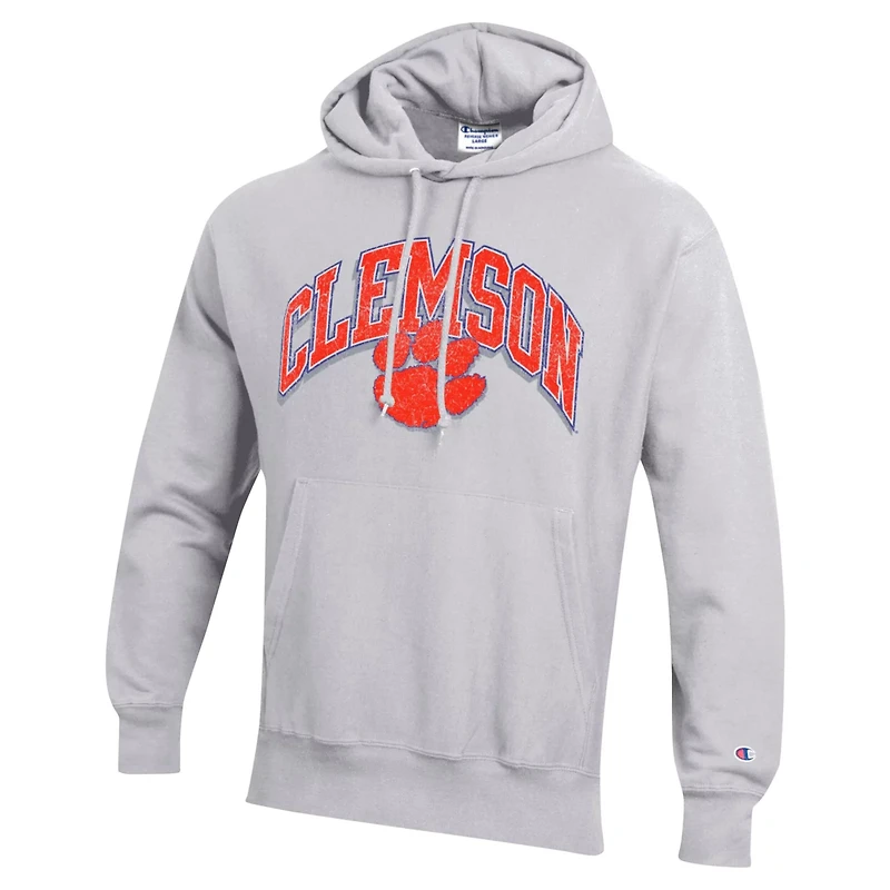 Champion Clemson Tigers Vault Late Night Reverse Weave Pullover Hoodie
