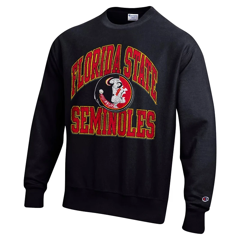 Champion Florida State Seminoles Vault Late Night Reverse Weave Pullover Sweatshirt