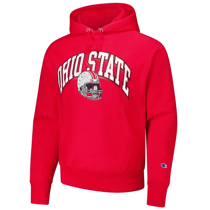 Champion Ohio State Buckeyes Vault Late Night Reverse Weave Pullover Hoodie