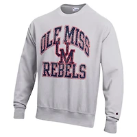 Champion Ole Miss Rebels Vault Late Night Reverse Weave Pullover Sweatshirt