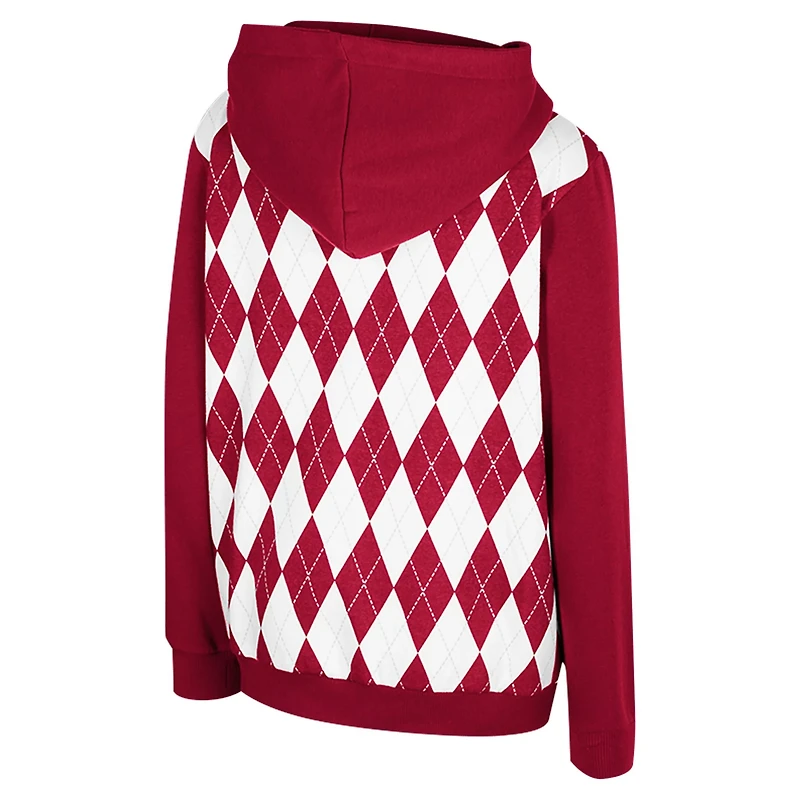 Colosseum Alabama Tide Argyle The Dealio Pullover Hoodie