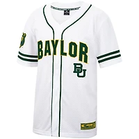 Colosseum Baylor Bears Free Spirited Mesh Button-Up Baseball Jersey