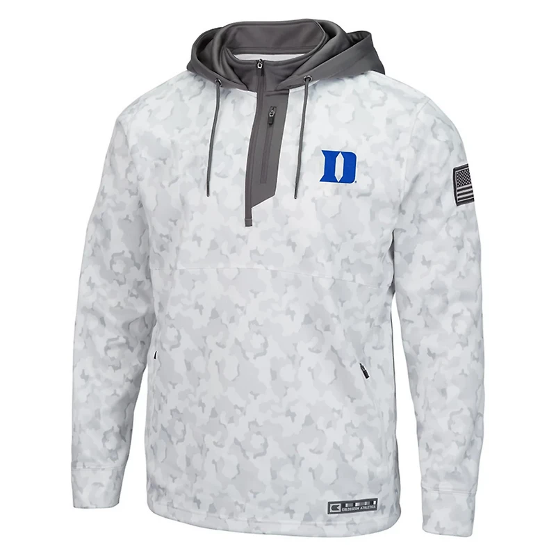 Colosseum Duke Devils OHT Military Appreciation Quarter-Zip Hoodie