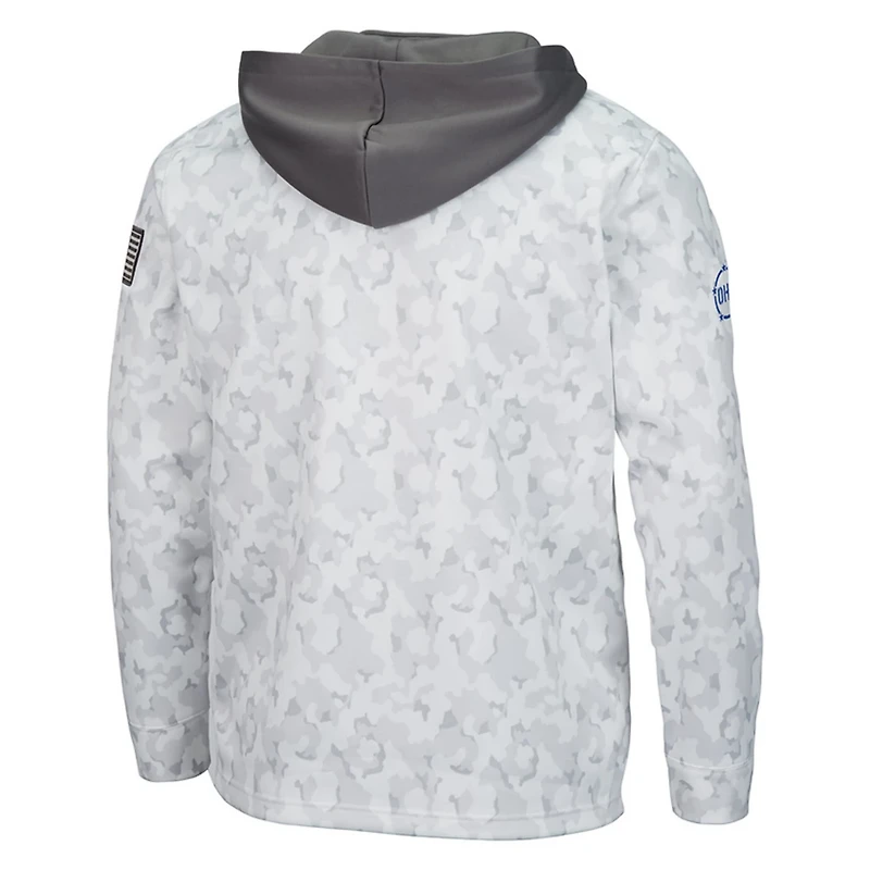 Colosseum Duke Devils OHT Military Appreciation Quarter-Zip Hoodie