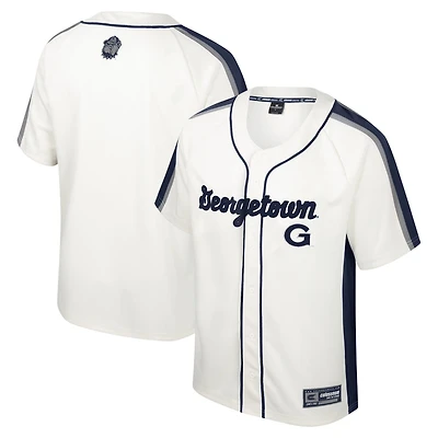 Colosseum Georgetown Hoyas Ruth Button-Up Baseball Jersey