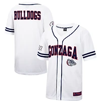 Colosseum Gonzaga Bulldogs Free Spirited Mesh Button-Up Baseball Jersey