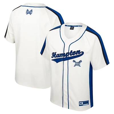 Colosseum Hampton Pirates Ruth Button-Up Baseball Jersey
