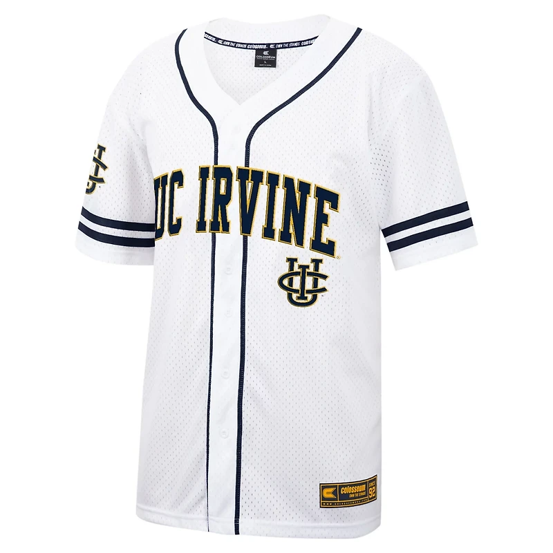 Colosseum UC Irvine Anteaters Free Spirited Mesh Button-Up Baseball Jersey