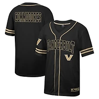 Colosseum Vanderbilt Commodores Free Spirited Mesh Button-Up Baseball Jersey