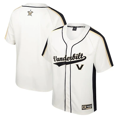 Colosseum Vanderbilt Commodores Ruth Button-Up Baseball Jersey