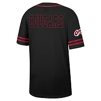 Colosseum Washington State Cougars Free Spirited Mesh Button-Up Baseball Jersey