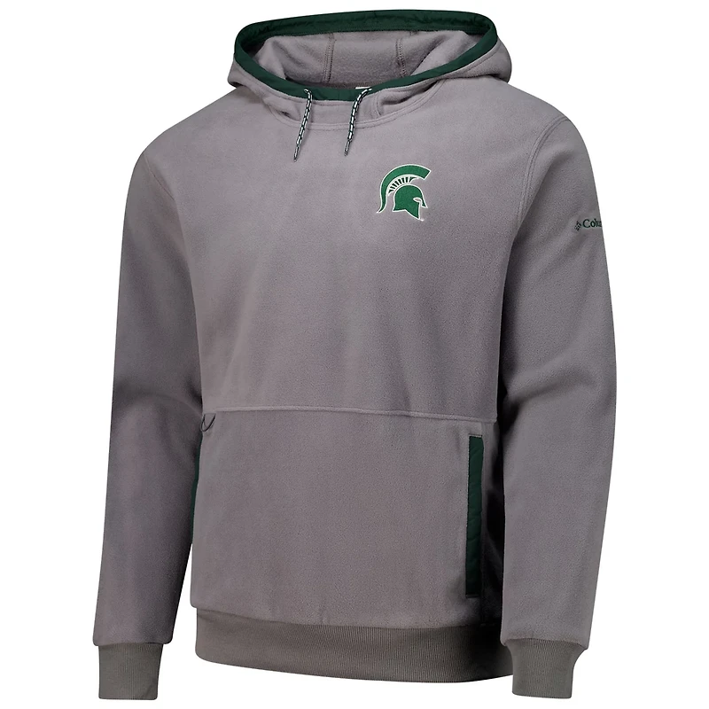 Columbia Michigan State Spartans Flanker Fleece Pullover Hoodie