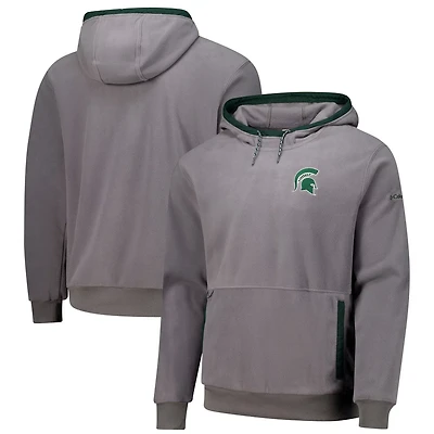 Columbia Michigan State Spartans Flanker Fleece Pullover Hoodie