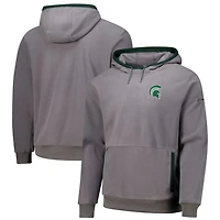 Columbia Michigan State Spartans Flanker Fleece Pullover Hoodie