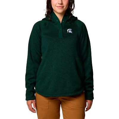 Columbia Michigan State Spartans Sweater Weather Fleece Lined Pullover Hoodie