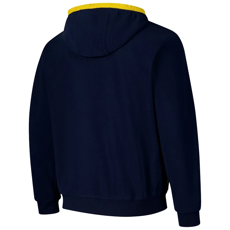 Columbia Michigan Wolverines Flanker Fleece Pullover Hoodie