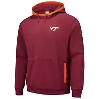 Columbia Virginia Tech Hokies Flanker Fleece Pullover Hoodie