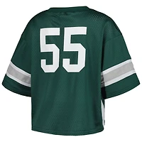 Established  Co 55 Michigan State Spartans Fashion Boxy Cropped Football Jersey
