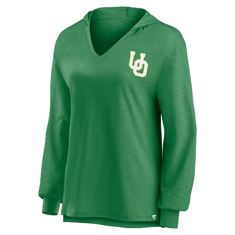 Fanatics Apple Oregon Ducks Iconic Slub Lightweight Pullover Hoodie