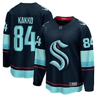 Fanatics Kaapo Kakko Deep Sea Seattle Kraken Home Breakaway Player Jersey