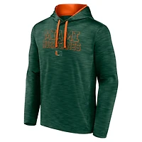 Fanatics Miami Hurricanes Athlete Poly Fleece Pullover Hoodie