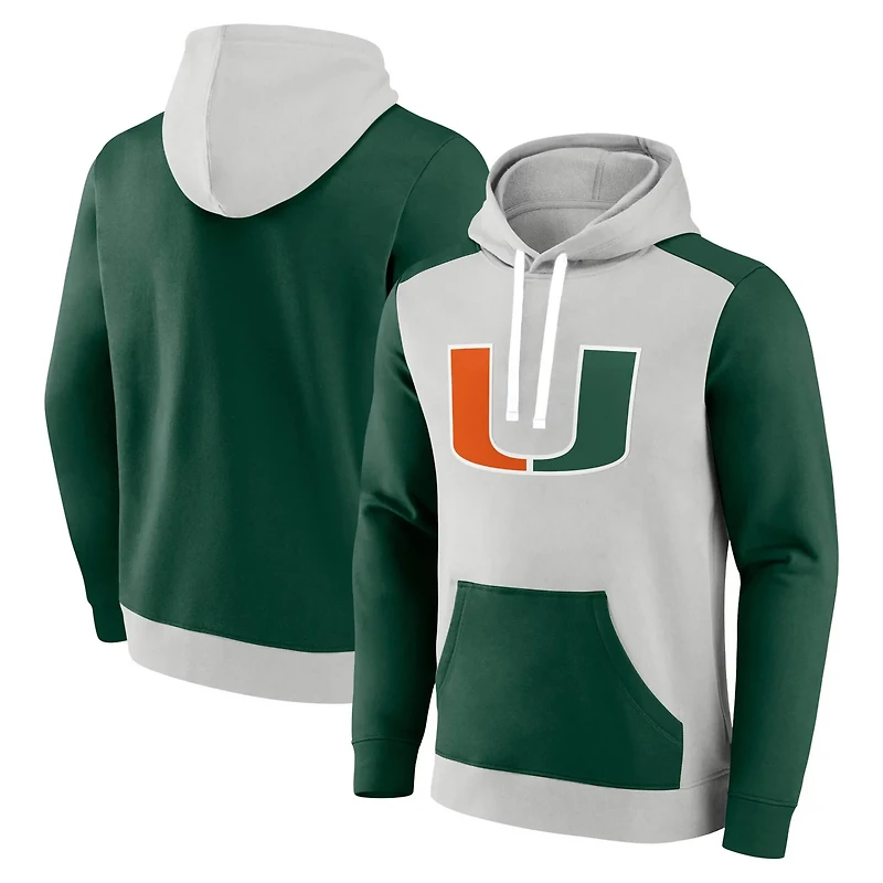 Fanatics Miami Hurricanes Primary Arctic Fleece Pullover Hoodie
