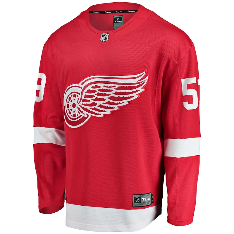Fanatics Moritz Seider Detroit Wings Home Breakaway Player Jersey