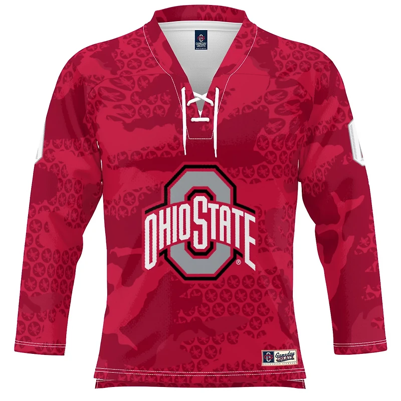 GameDay Greats 0 Ohio State Buckeyes Ice Hockey Jersey