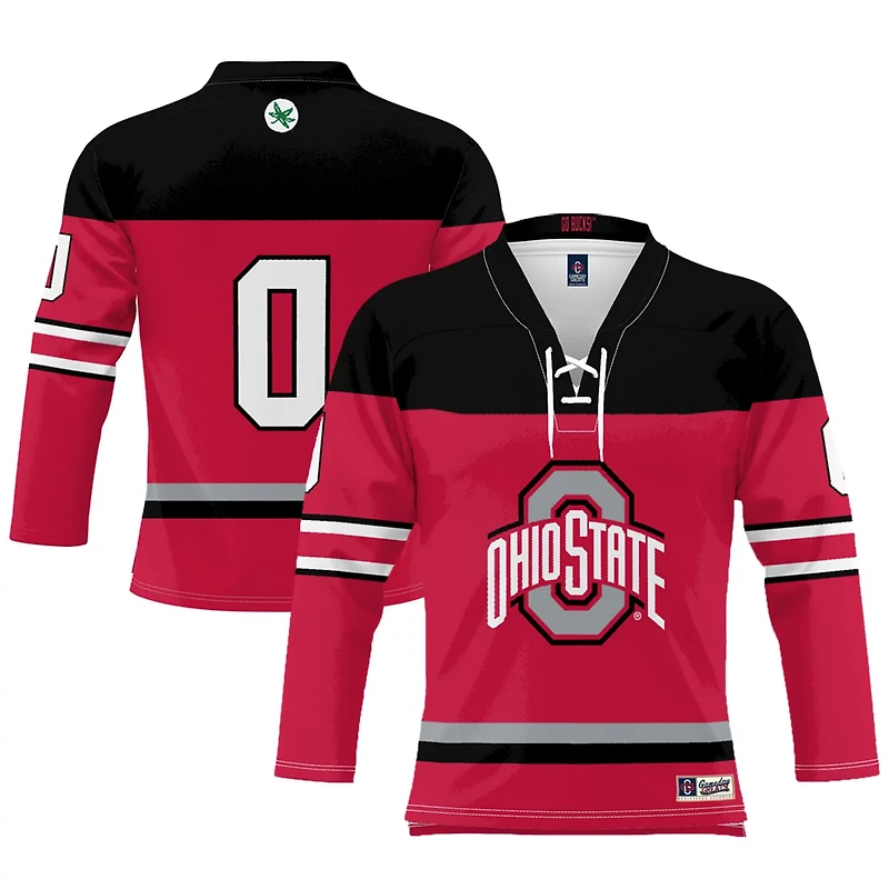 GameDay Greats 0 Ohio State Buckeyes Women's Hockey Jersey