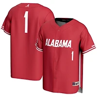GameDay Greats 1 Alabama Crimson Tide Lightweight Baseball Fashion Jersey