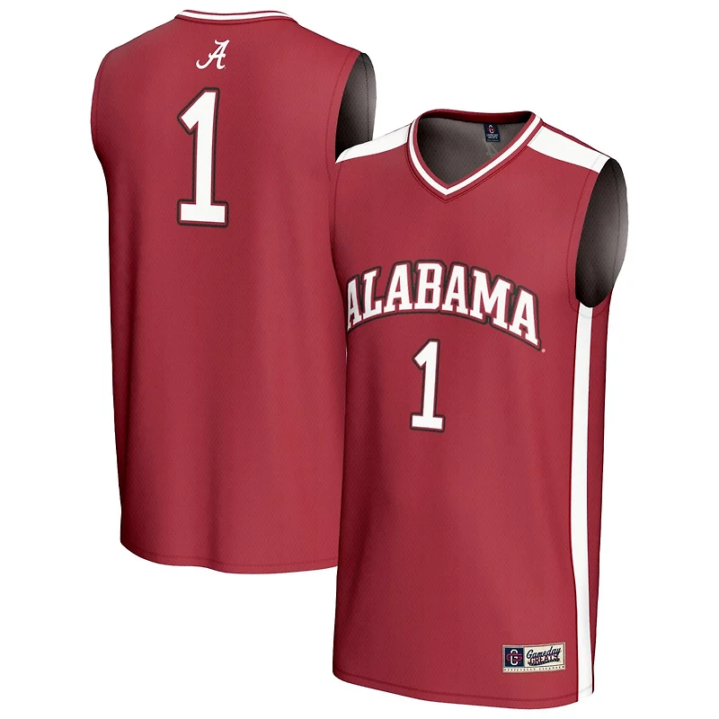 GameDay Greats 1 Alabama Tide Lightweight Basketball Fashion Jersey