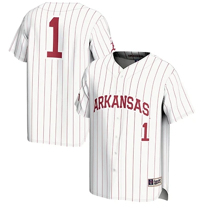GameDay Greats 1 Arkansas Razorbacks Lightweight Baseball Jersey