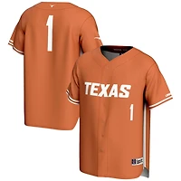 GameDay Greats 1 Burnt Texas Longhorns Lightweight Baseball Jersey