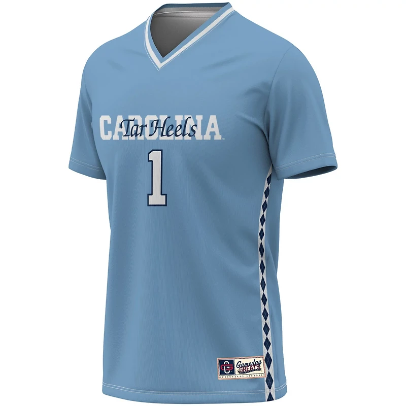GameDay Greats 1 Carolina North Tar Heels Women's Soccer Lightweight Fashion Jersey