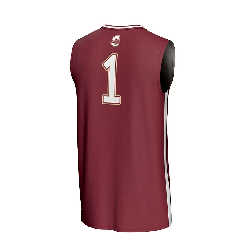 GameDay Greats 1 Charleston Cougars Lightweight Collegiate Basketball Fashion Jersey