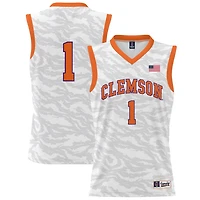 GameDay Greats 1 Clemson Tigers Tiger Print Lightweight Basketball Jersey
