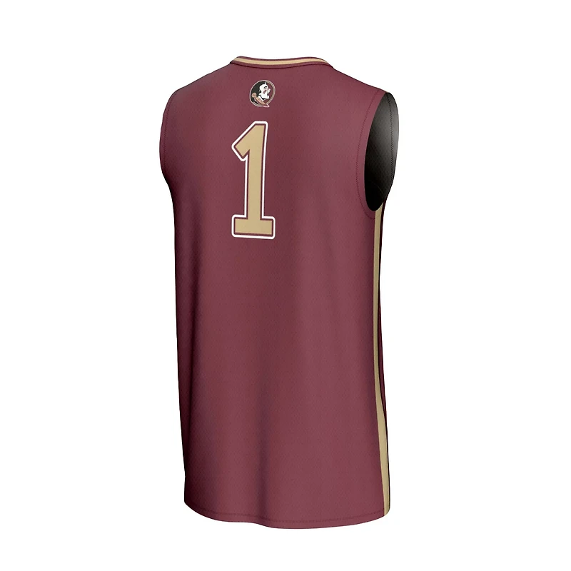 GameDay Greats 1 Florida State Seminoles Lightweight Collegiate Basketball Fashion Jersey