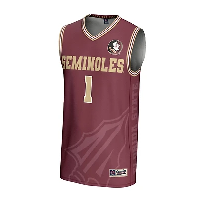 GameDay Greats 1 Florida State Seminoles Lightweight Icon Print Basketball Jersey