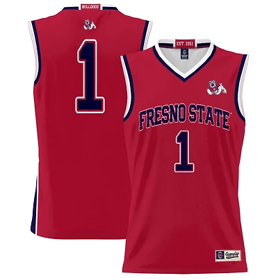 GameDay Greats 1 Fresno State Bulldogs Lightweight Basketball Jersey