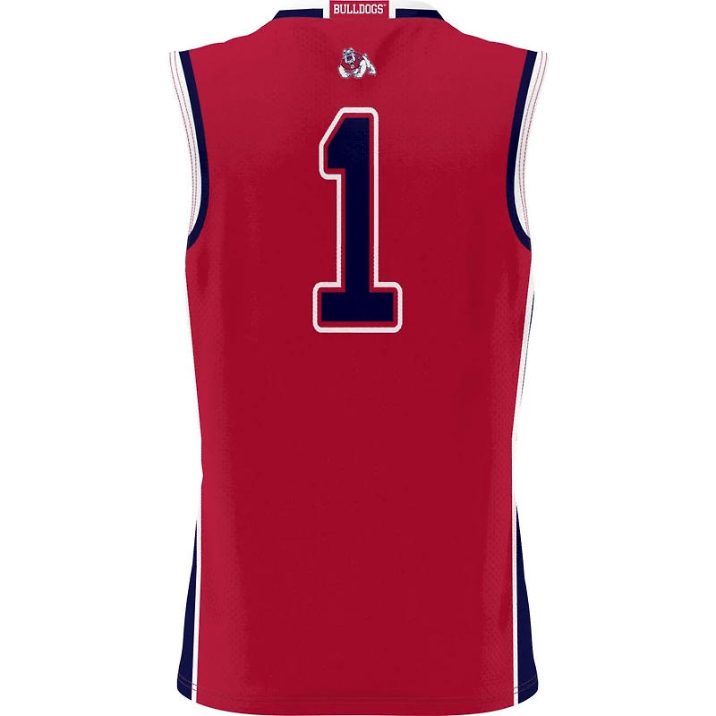 GameDay Greats 1 Fresno State Bulldogs Lightweight Basketball Jersey
