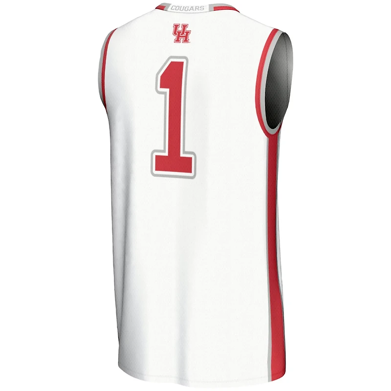 GameDay Greats 1 Houston Cougars Lightweight Basketball Jersey