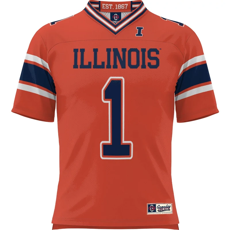GameDay Greats 1 Illinois Fighting Illini Football Jersey