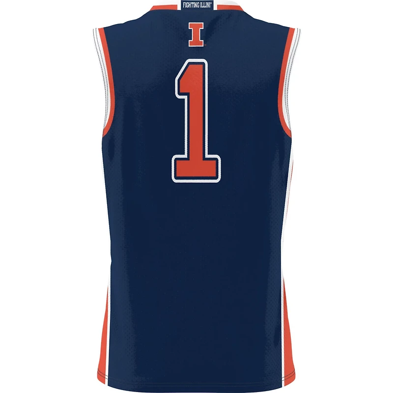 GameDay Greats 1 Illinois Fighting Illini Lightweight Basketball Jersey
