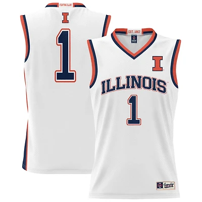 GameDay Greats 1 Illinois Fighting Illini Lightweight Basketball Jersey