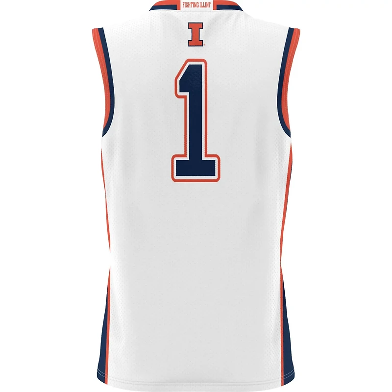 GameDay Greats 1 Illinois Fighting Illini Lightweight Basketball Jersey